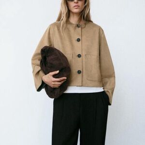 Zara Faux Suede Women's Jacket